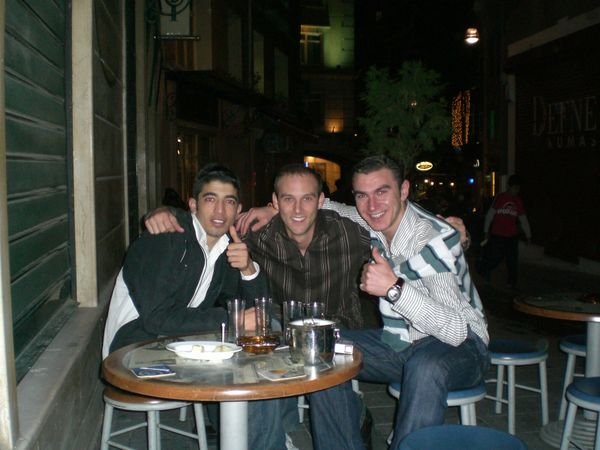 Ali, me and John from Greece