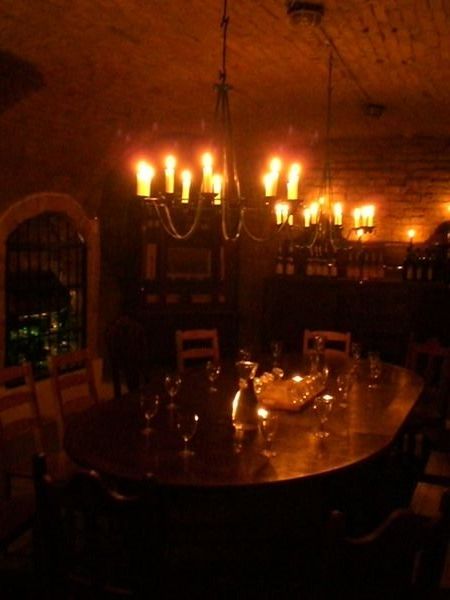 Wine tasting cellar
