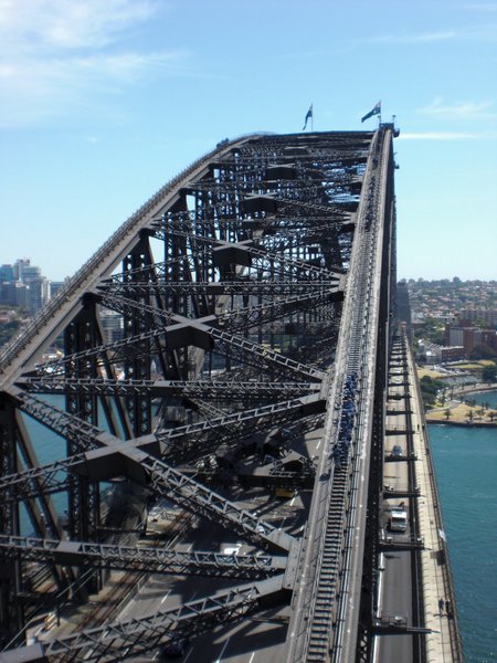 Keren took ME climbing the Sydney Bridge!!
