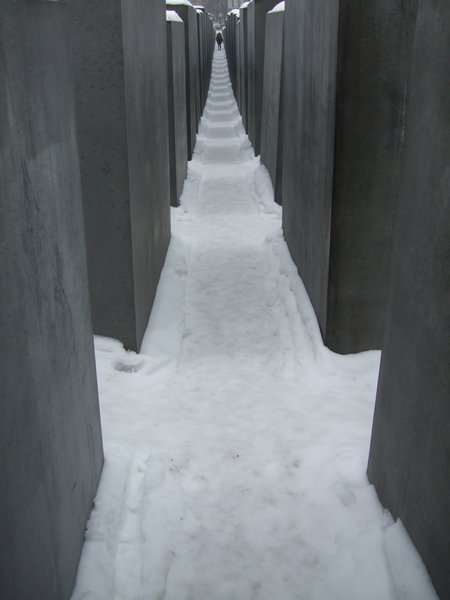 the Holocaust memorial