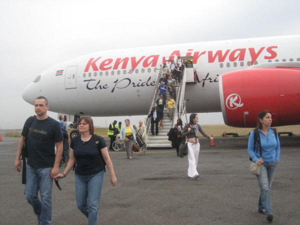 Arrival in Kenya