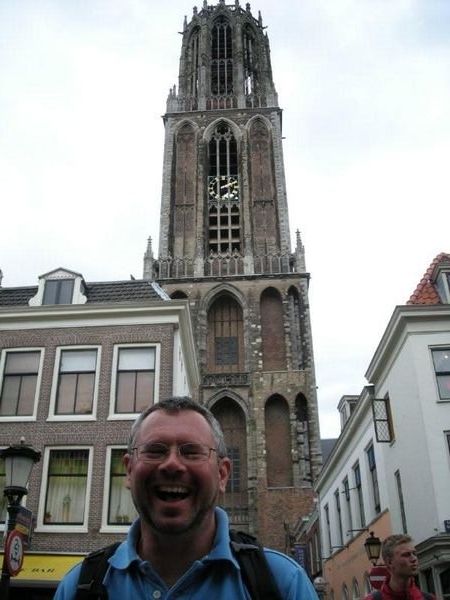 Peter at the Dom tower in Utrecht