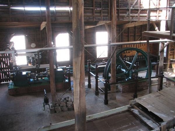 The old steam engines and machinery
