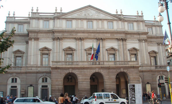 Milan's famous opera house, La Scala.