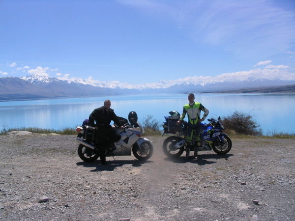 The boys at Lake Te Anau