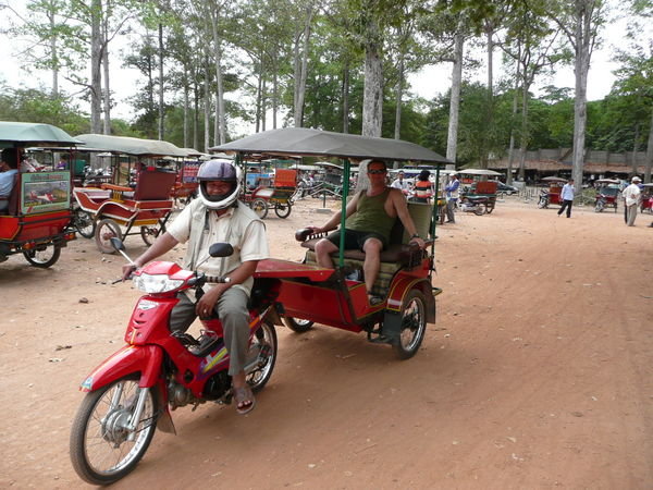 Our transport in Angkor