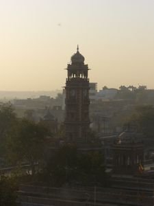 The clock tower in Jodhpur