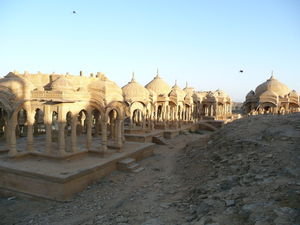 The cenotaphs at Jaisalmer again