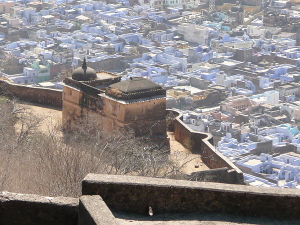 View of the old city from the fort - Bundi