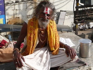 Holy man in Udaipur