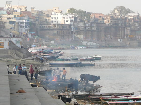One of the 'burning' ghats
