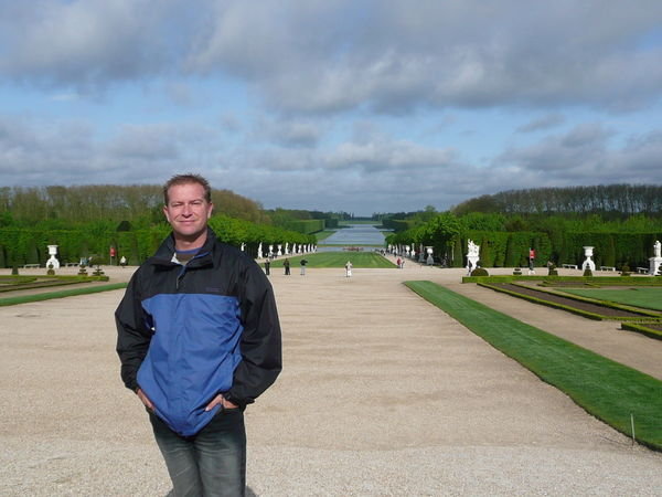 The gardens at Chateau de Versailles 