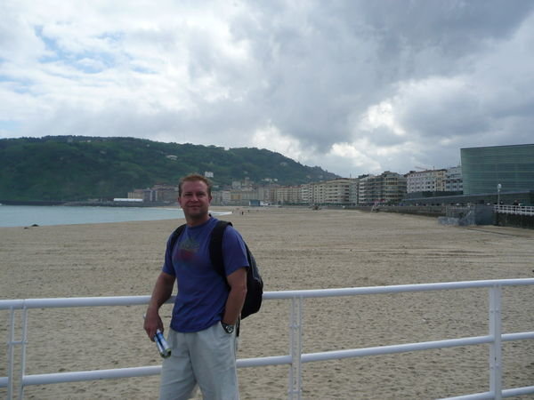 One of the beaches at San Sebastian, northern Spain