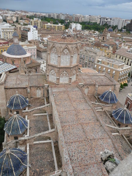 View of Valencia from the church bell tower
