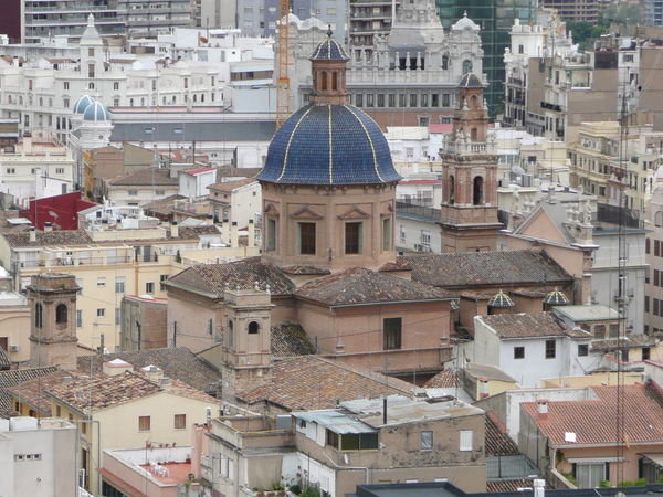 View of Valencia from the church bell tower