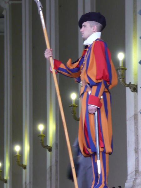 A Swiss guard, Vatican city