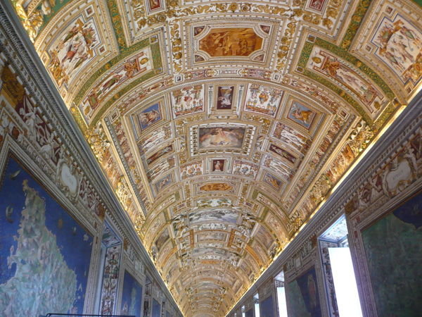 Vatican museum ceilings