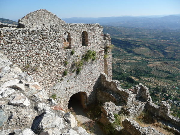 Mystras - view from the castle at the top