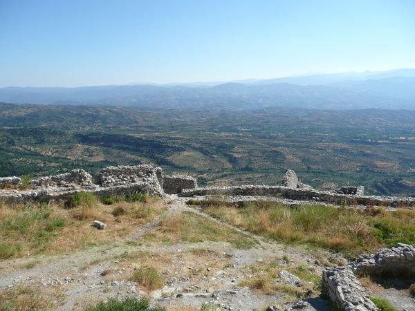Mystras - view from the castle at the top