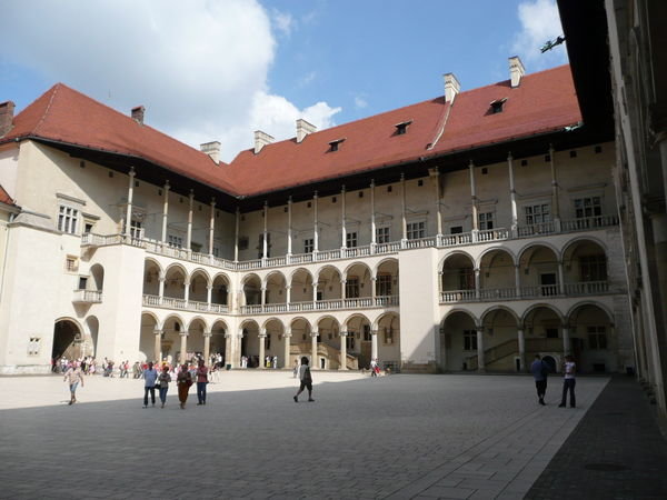 Krakow castle palace