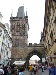 Entrance to Charles Bridge, Prague