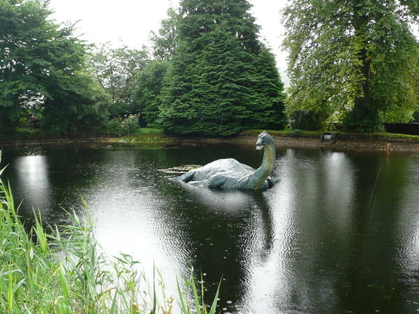 A fibreglass Loch Ness monster