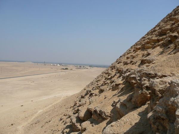 View from the Red pyramid, Dahshur