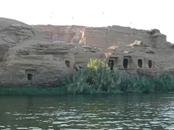 The shrines at Gebel Silsila