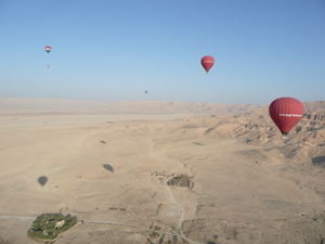 Balloon flight over the West Bank, Luxor