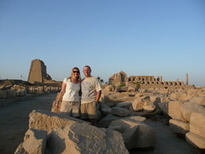 Us at Karnak Temple, Luxor