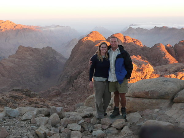 Dawn on Mt Sinai