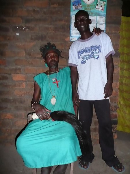 Witchdoctor and translator, Malawi