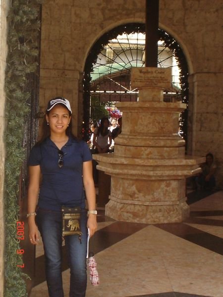 at the entrance of Magellan's Cross