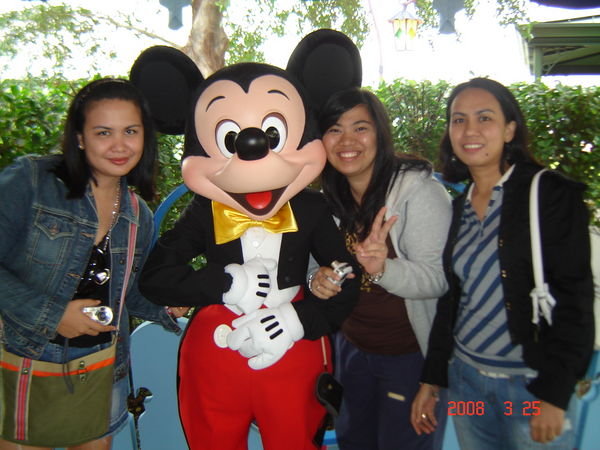 With Mickey!