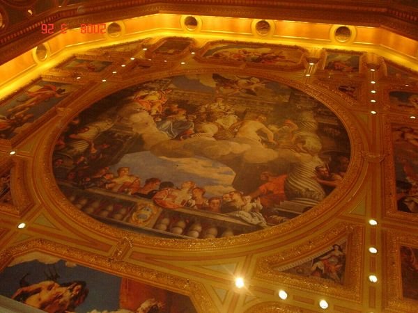 ceiling of Venetian Hotel
