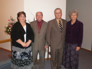 Dawn, Paul, Gary, Karen at Faith Lutheran