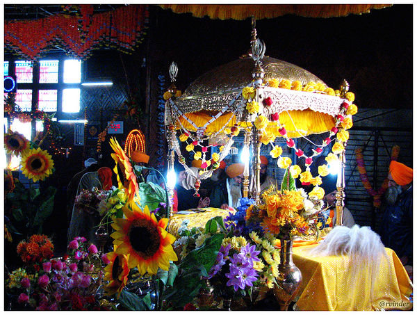 Inside the Gurudwara