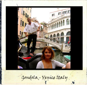 ME ON GONDOLA - VENICE ITALY