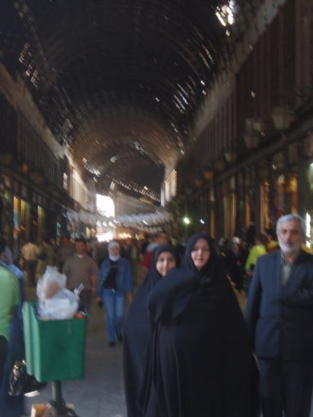 part of the market in damascus