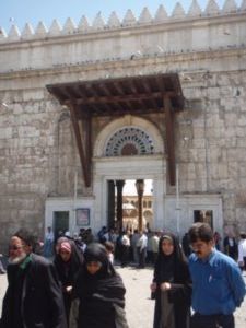 entrance to Ummayyad Mosque