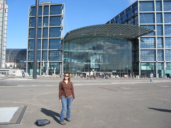 In front of Berlin train station