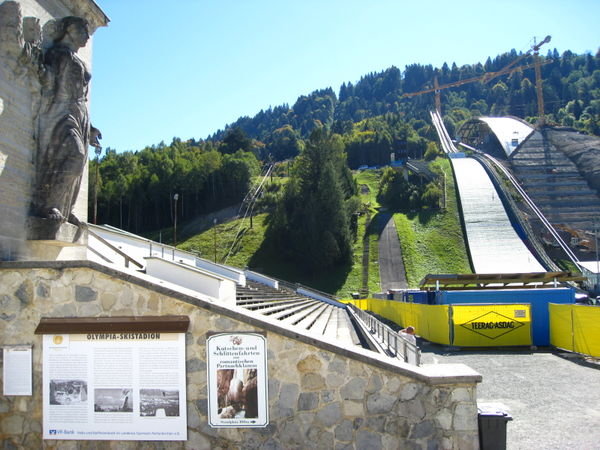 The ski jump for Olympics