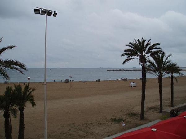 Barcelona - The beach on a crappy day