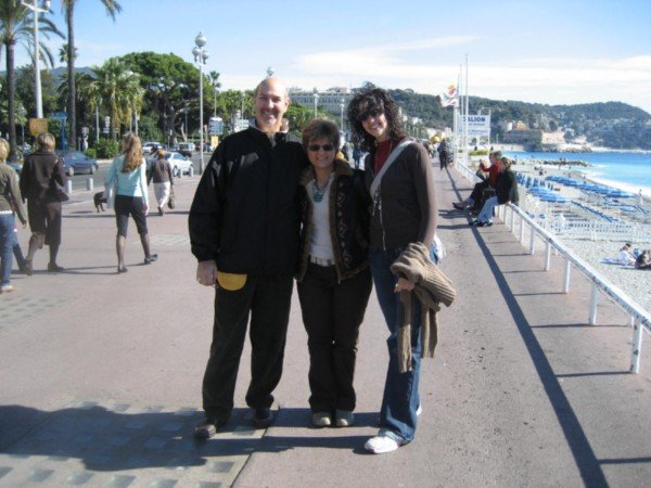 Me, Mom & Dad in Nice
