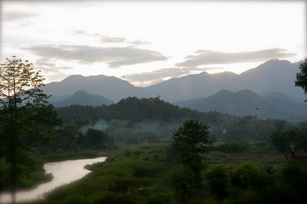 Sunset Over the River Pai