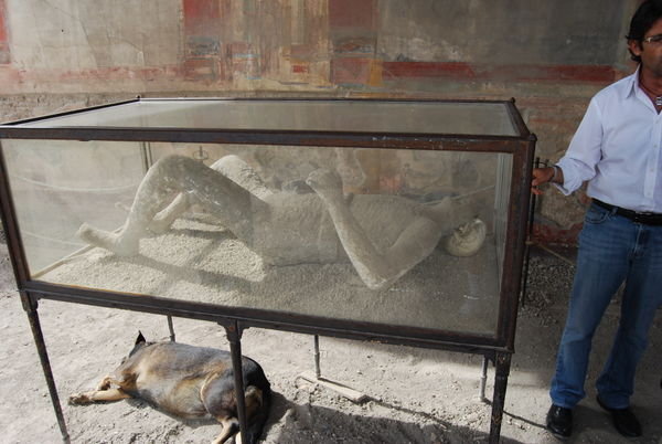 HUMAN REMAINS AT POMPEII