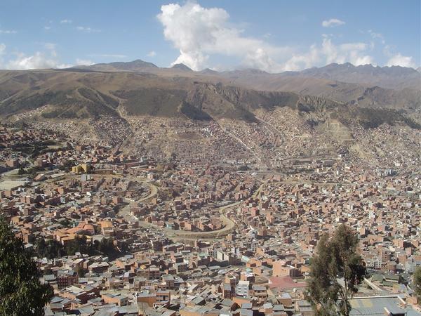 la paz from above