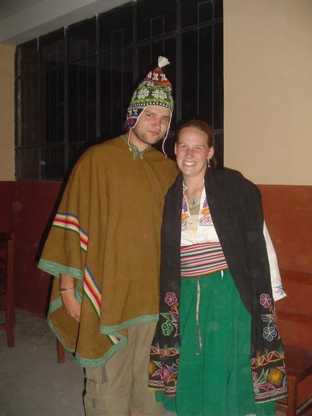 A traditional Peruvian couple