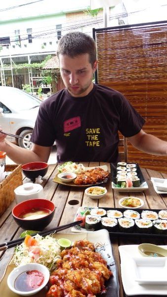 Dom and yet more Sushi