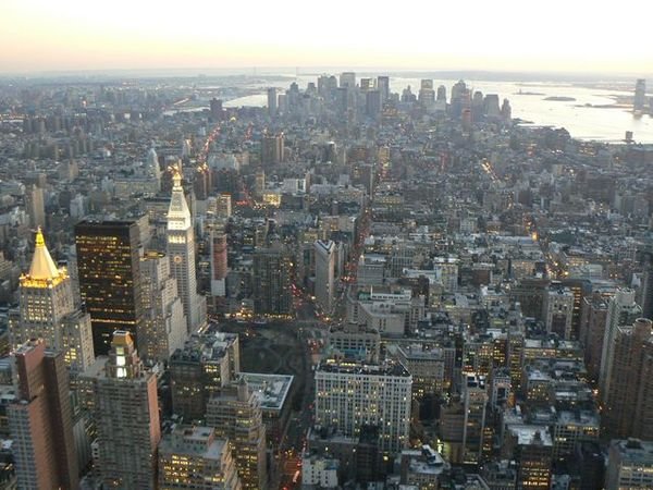 Manhattan depuis le sommet de l'Empire State Building